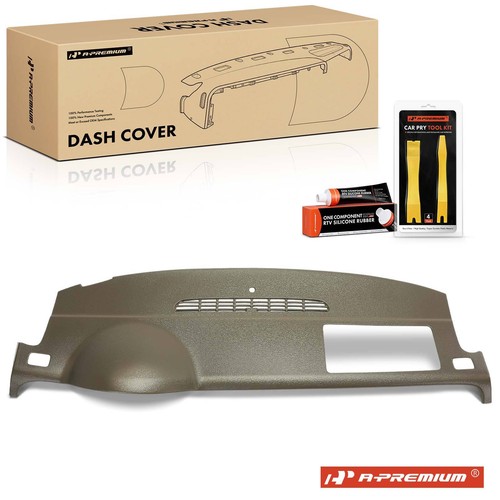 A-Premium Upper Cashmere Dash Cover for Chevy Silverado 1500 Tahoe GMC Sierra