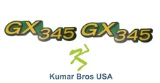 Kumar Bros USA Lower Hood Set of 2 Decals Replaces M145998 Fits John Deere GX345