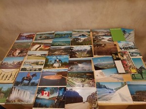 Huge Lot of Canadian  Postcards and Ephemera Some Vintage
