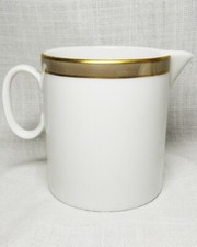 ROSENTHAL ROSETTE Crema 3" Alto Forma Medallón NUEVO NUNCA USADO Hecho en Alemania