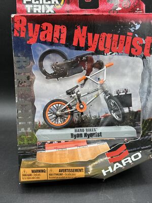 2009 Flick Trix Haro Ryan Nyquist BMX Finger Bike Sealed Free