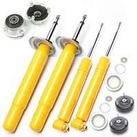 4X TA Sport-StoßDÄMpfer GAS Vorne Hinten + 4 Domlager FÜR BMW 5ER E39 Limousine