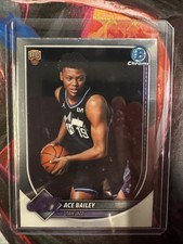 2025-26 Bowman Chrome Ace Bailey RC Utah Jazz #BCV-5