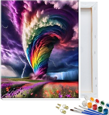 JATOK Malen Nach Zahlen Erwachsene mit Rahmen, Paint by Numbers Malen Nach