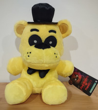 Five Nights At Freddy's Jazwares 8in Plush Golden Freddy GameStop Excl Glow Eyes