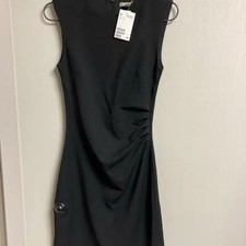 H&M Black Sherring Dress, XS, Elegant for Special Occasions