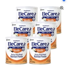 Elecare Jr Vanilla Junior Formula x 6 CANS - Brand new Sealed CASE