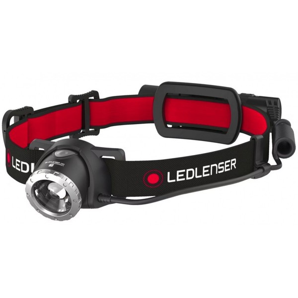 Ledlenser 500853 H8R - Stirnlampe - Led-Lampe - Dimmbar - Robust - Schwarz/Rot-image