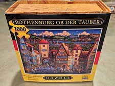 Dowdle Jigsaw Puzzle - Rothenburg ob der Tauber - 1000 Piece Open Box New