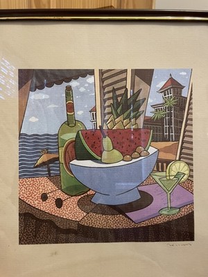 Fernando Bellver ATLANTICO zeitgenössisches Spanien Werk Stillleben Essen Kunstdruck 