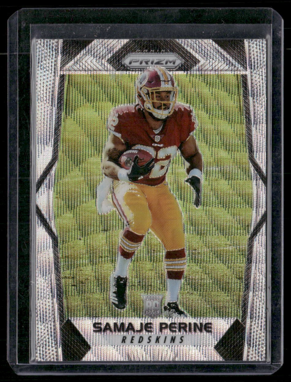 2017 Panini Prizm #255 Samaje Perine Prizm Blue Wave #/149