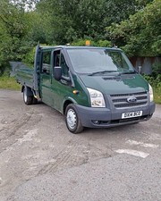 Transit Crew cab Drop side Flat Bed Truck Van