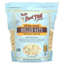 Extra Thick Rolled Oats, Whole Grain, 32 oz 907 g 