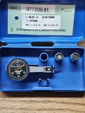 BROWN & SHARPE #7030-5 .030" 0.0005" BF BESTEST DIAL TEST INDICATOR W/CASE