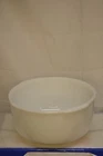 VINTAGE FIRE-KING FOR SUNBEAM MIXING BOWL 9.5" DIA. USA MILK GLASS