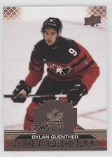 2022 Team Canada Juniors Pride of the Program Rose Gold Foil Dylan Guenther 2d8