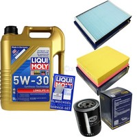 SCT Inspektionspaket 5L Liqui Moly Longlife 5W-30 FüR VW Caddy II Kasten 1.9 SDI