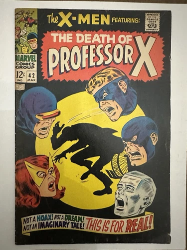X-Men #42 1968 Silver Age 1st Print Superhero Vintage Marvel Comics Very Good