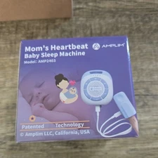 Amplim Mom's Heartbeat Newborn Baby Soother - Portable Rechargeable USB Timer