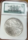 1878-S Morgan Silver Dollar Binion Collection NGC MS63 Bright White! Old Holder