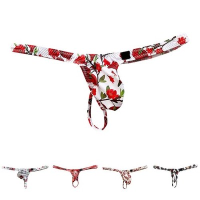 Super Elastic Mens G string Underwear Sexy Pouch Thongs T back Panties