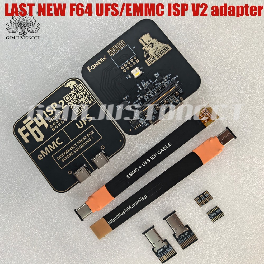 F64 UFS/EMMC ISP V2 adapter Flash 64 V2 ISP Adapter Set | eBay