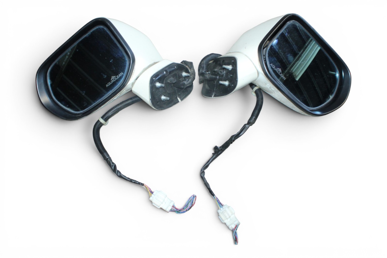 Honda Civic 06-11 FD3 Sedan White Mirror Set w/ Aqua Clean Lens JDM LDA