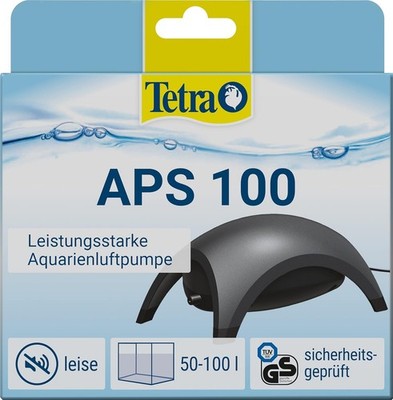 Tetra APS 100 Aquarium Luft-Pumpe - leise Membran-Pumpe für Aquarien von 50-100L