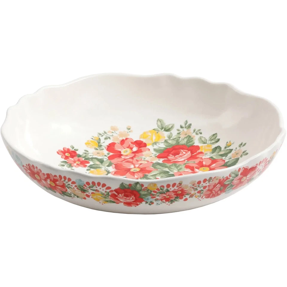 The Pioneer Woman Vintage Floral 5-Piece Pasta Bowl Set - Image 2 of 4