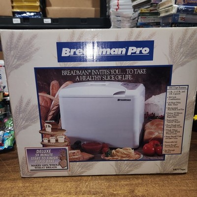 Breadman Pro Bread Maker TR777 SPR 2 lb Automatic Loaf Machine NEW Sealed in Box