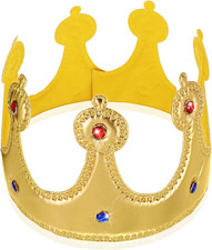 Regal Prince Crown, Golden Birthday Crowns King Crown for Kids Birthday Boy Part