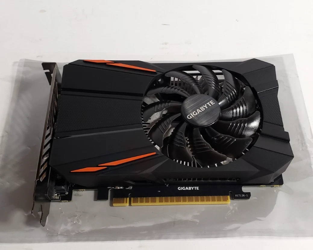 GIGABYTE NVIDIA GeForce GTX 1050 Ti 4 GB Memory Computer Graphics