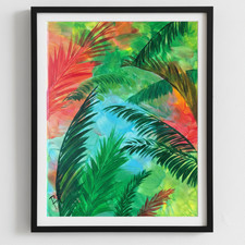Original Acrylic Art Painting "Colors of Hawaii" Signed Canvas 11x14