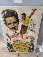 SUMMER STOCK Orig 1950 1-Sht Movie Poster Judy Garland Gene Kelly 27x41