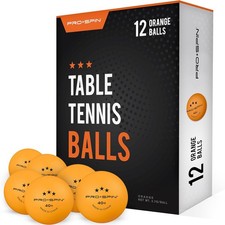 PRO-SPIN Ping Pong Balls - Orange 3-Star 40+ Table Tennis Balls | High-Performa