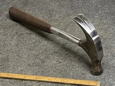 Vintage True Temper Jet Rocket 13 Oz Curved Claw Hammer With Brown Grip USA