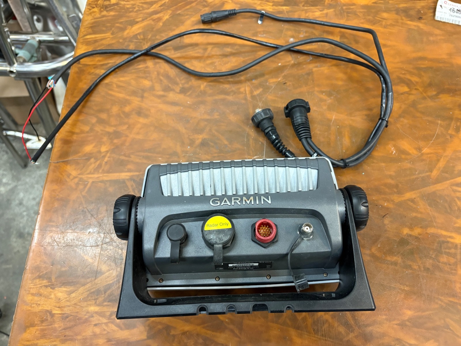 GARMIN 740S GPS MAP TOUCH SCREEN CHARTPLOTTER W/SUN COVER POWER CORD...