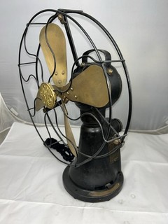 GE General Electric One Speed Coin Op Fan. Complete And Works