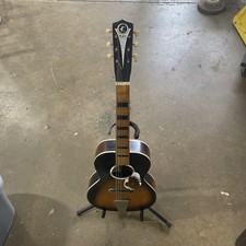 Vintage 1960&rsquo;s Kay Acoustic Parlor Guitar Tobacco Burst