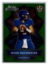 2021 Wild Card Alumination NIL Green Hank Bachmeier #ANBC-30