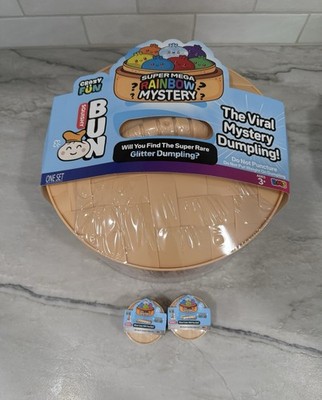 Crazy Fun Viral Super Mega Rainbow Mystery Squishy Bun With Two Mini Buns