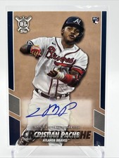 2021 Topps Big League - Opening Act Autographs Cristian Pache #OAA-CP (AU, RC)