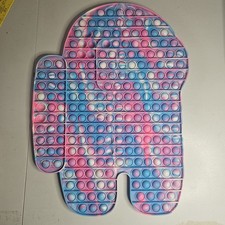 Among Us Popit Fidget Toy Set Pink Blue