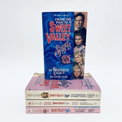 Sweet Valley High Saga Books Bundle YA Fiction Vintage Francine Pascal