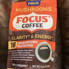 16 in 1 Mushroom Coffee with 1200mg Adaptogenic Mushrooms with Ashwagandha, P...