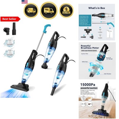 Corded Vacuum Cleaner 4-in-1 Lightweighth Vacuum for Home Pets Carpet Hard Floor