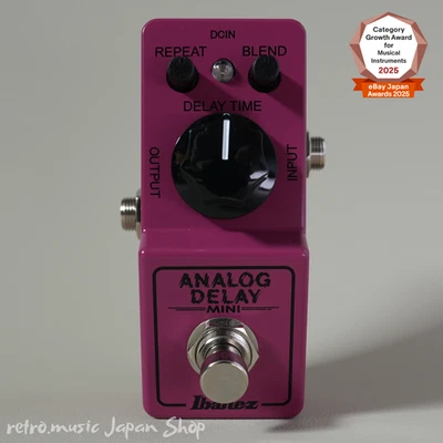Ibanez Analog Delay Mini Pedal ADMINI 100% Analog Circuit BBD Guitar Japan - Photo 1/4
