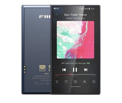 FiiO M21 Android 13 Portable Music Player w/Snapdragon 680, DSD (Dark Blue)