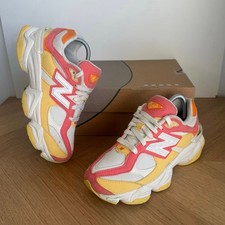 New Balance 9060 Yellow/Red Kids Sneakers GC9060FL - SZ 4 Y- 5.5 W