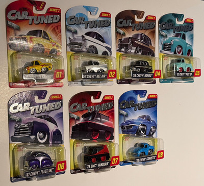 CAR TUNED Walgreens Series 2 lot of 7: Fleetline Corvette Nomad Bel Air + 3